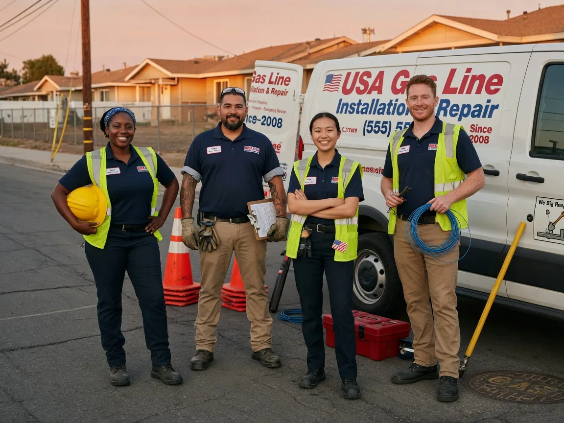 Gas Line Installation company in Huntley, WY